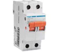 Interruptor automático magnetotérmico serie MN, 1P+N, 6A, curva C, 6KA