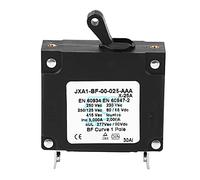 Interruptor de circuito manual con palanca de reinicio DC/AC duradero, miniinterruptor de circuito de 15 A, 20 A, 25 A, 30 A con carcasa retardante de llama para protección contra (mio fratello)