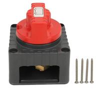 Interruptor de desconexión de batería de 12 a 48 V y 300 A, interruptor de corte Marine Master con perilla giratoria, aislador de alimentación de servicio pesado para la adaptación (Grigio)
