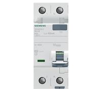 Interruttore differenziale puro Siemens 2 poli 25A 300mA tipo AC 2 moduli 5SV46120