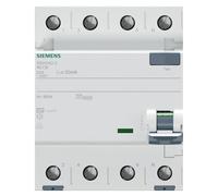 Interruttore differenziale puro Siemens 4 poli 25A 30mA tipo AC 4 moduli 5SV43420