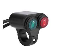 Interruptor Manillar - 22Mm Lega In Lega Di Alluminio 2 In 1 Grande Freno Stop Fendinebbia Doppio Comando A Pulsante(D) Adatto Per Pulsante Luci Moto Interruttore Triplo Manub