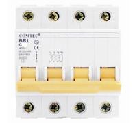 INTERRUTORE MAGNETOTERMICO DIN 4 POLI 6KA Comtec