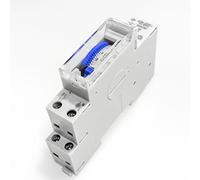 INTERRUTTORE ORARIO GIORNALIERO TIMER DIN 1 MODULO 24H GECA LOGIC 160 MECCANICO