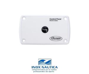 INTERRUTORE PER WC ELETTRICO COMANDO A PANNELLO TOILET OCEAN 12/24V BARCA