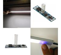 INTERRUTORE TOUCH DIMMER con MEMORIA per profili alluminio strisce led 12/24V