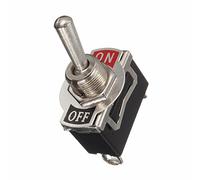 Interruttore 1 set interruttore in miniatura ON/OFF SPST piccolo Flic 6A/250V AC 10A/125V con coperchio + stivale impermeabile