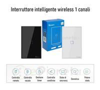 Interruttore 1 tasto smart switch per controllo remoto luci domotica con Alexa G