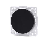 Interruttore - 1 via e 1 chiave, colore nero, ideale per il controllo della luce in applicazioni elettriche residenziali o commerciali.