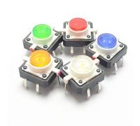 Interruttore 10Pcs 1 Pac con interruttore tattile della luce lampada 12x12x7.3MM dell'interruttore micro prurito