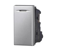 Interruttore 16A, Moduli grigi, grigio, Compatibile Con BTicino Axolute, frutti, interruttori, pulsanti, deviatori, dimmer, sensori, PIR, buzzer, Per Placche originali e compatibili