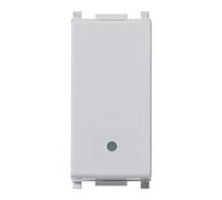 Interruttore 1P 10AX Silver Vimar Plana 14000.SL