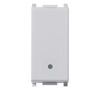 Interruttore 1P 10AX Silver Vimar Plana 14000.SL