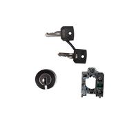 Interruttore 2 posizioni chiave 22mm nero Harmony XB4 XB4BG61