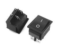 Interruttore 2 Pz Doulbe Pole Single Throw O/F Rocer AC 250V/15A 125V/20A