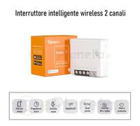 Interruttore 2 vie canali smart switch ZigBee per controllo remoto luci domotica