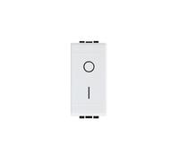 Bticino Interruttore Bipolare Living Light N4002N 16 A con Lampada LED Spia Bianco