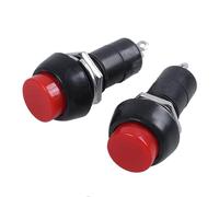 Interruttore 2Pcs 2Pin SPST Off- N/O a pulsante momentaneo normalmente aperto