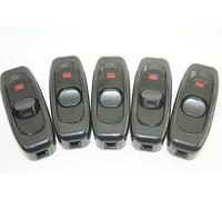 Interruttore 5 pezzi in linea interruttore ON/OFF ROCER adatto 10A 240V for lampada da casa campeggio LED luce