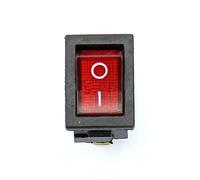 Interruttore 5 pz/lotto 3 Pin AC 6A/250V 10A/125V Rosso ON-Off SPST in Barca Rocer