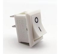 Interruttore a bilanciere 1/5 pezzi Mini interruttore a bilanciere KCD1, ON/OFF, apparecchiature elettriche, 2 pin, 2 posizioni, 15 * 21 mm, 6 A 250 V CA/10 A 125 V CA, rosso, nero, bianco, NESSUN LED