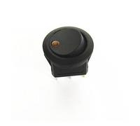 Interruttore a bilanciere 1 pz. 6 pin 3 file Interruttore a bilanciere 30 A 250 V CA Pulsante ON-Off-ON con luce Alta corrente Alta potenza Alta resistenza alla temperatura(Yellow)