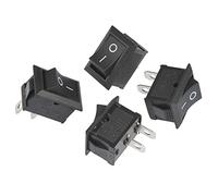 Interruttore a bilanciere, 10 pezzi ON-Off KCD1 15x21 Millimetri 2pin Interruttore Tipo di nave 6A 250 V 10A 125 V 15X21 Nero Interruttore di alimentazione