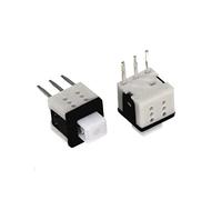 Interruttore a bilanciere 100pcs 5.8 * .8mm Kit microinterruttore di alimentazione tattile a pressione autobloccante 2 3 Interruttori a pulsante a 6 pin .8x5(16)