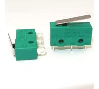 Interruttore a bilanciere 10PCS AC 125V 5 Amp SPDT 1NO 1NC Mini microinterruttore a leva a cerniera