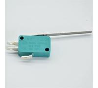 Interruttore a bilanciere 2 pezzi Micro finecorsa 16A 250V 125V NO + NC + COM 3 pin SPDT interruttore 28mm 52mm Arc Roller Leva tattile verde(Kw7-9)