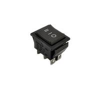 Interruttore a bilanciere 31 * 25mm Serie 4PIN 6pin 16A 250V Snap-in DPST Posizione ON/Off a for barca a scatto Piedini in rame 3D6P(3d6p,2 pcs)