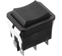 Interruttore a bilanciere a 3 posizioni con funzione di ripristino automatico senza blocco, controllo di retromarcia in avanti impermeabile IP55, 20A 250V, plastica ignifuga per applicazioni