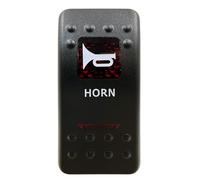 Interruttore a bilanciere a rosso SPST 5P ON OFF e DPDT 7P ON OFF ON adatto per auto, barca, IP66, Narva, Carling, stile ARB, ricambi auto(Horn-(ON) OFF)