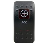 Interruttore a bilanciere a rosso SPST 5P ON OFF e DPDT 7P ON OFF ON adatto per auto, barca, IP66, Narva, Carling, stile ARB, ricambi auto(Acc)