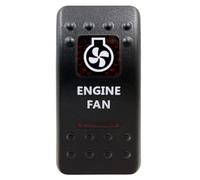 Interruttore a bilanciere a rosso SPST 5P ON OFF e DPDT 7P ON OFF ON adatto per auto, barca, IP66, Narva, Carling, stile ARB, ricambi auto(Engine Fan)