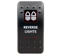 Interruttore a bilanciere a rosso SPST 5P ON OFF e DPDT 7P ON OFF ON adatto per auto, barca, IP66, Narva, Carling, stile ARB, ricambi auto Pulsante Di Avvio (Right Side Lights)