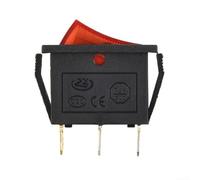 Interruttore a bilanciere con funzione ON OFF ON 15 A 250 V 20 A 125 V SPST 3 pin tipo a scatto con terminali a pressione per uso elettrodomestico