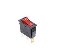 Interruttore a bilanciere illuminato a LED KCD3 ON-OFF 2/3 pin 16 A 250 V con spia luminosa for apparecchiature elettriche for autoveicoli(3Pin Red,5PCS)
