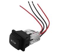 Interruttore a Bilanciere Impermeabile 20A 12V Cc Con Cavo Da 15 Cm, Interruttore a Bilanciere a 6 Pin Con Inversione Di Polarità On-off-On, Impermeabile E Antigraffio, Adatto per Elettrodomestici