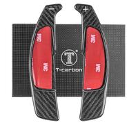 Interruttore a bilanciere in vero carbonio, compatibile con Mercedes AMG Classe A A45 W176 13 - 15, per paddle del cambio, colore nero