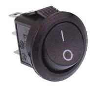 Interruttore A Bilanciere Miniature Tondo Circolare On-Off SPST 3A