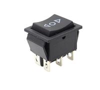 Interruttore a bilanciere momentaneo da 5 pezzi, 6 pin piatti, doppia faccia, molla al centro dopo il rilascio(Momentary Switch)