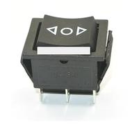 Interruttore a bilanciere momentaneo for alzacristalli elettrici DPDT a 6 pin da 12 V, CA 250 V/16 A, 125 V/20 A, interruttore (ON)-OFF-(ON) Controls Switches