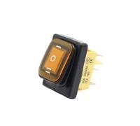 Interruttore a bilanciere ON-OFF-ON 30A/220V DPDT resistente IP67 impermeabile T85 barca marina con LED 12V 110V220V 30x22mm
