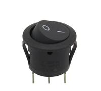 Interruttore a bilanciere ON-OFF SPDT a 3 pin mini rotondo nero da 5 pezzi | Rocker Switch