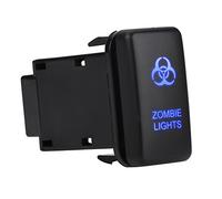 Interruttore a bilanciere per auto, 12V Blue LED Car Auto On Off Interruttore a bilanciere per Landcruiser VIGO (ZOMBIE LIGHTS)
