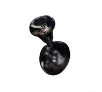 Interruttore a bilanciere per auto con pulsante decorativo e pastiglie di profumo per veicolo per protezione e aria aromatica (nero)