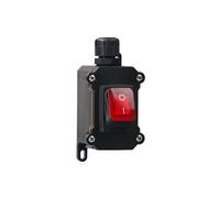 Interruttore A Bilanciere per Barca Impermeabile IP68 220V 30A Interruttore Impermeabile con Luce LED Pulsante di Accensione/Spegnimento