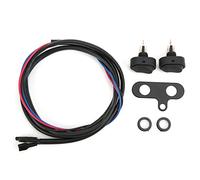 Interruttore a bilanciere SPST a 3 pin con LED, 12 V, 30 A, indicatore rosso, interruttore ON OFF impermeabile per auto, barche, motociclette, fari antinebbia con staffa e