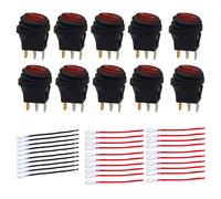 Interruttore a bilanciere SPST impermeabile retroilluminato LED perfetto per pro